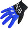 FoxGloves Fox Dirtpaw Glove Fahrrad MTB/MX Cross Langfinger Knöchelschutz Handschuhe (Blau, XXL = XXLarge)