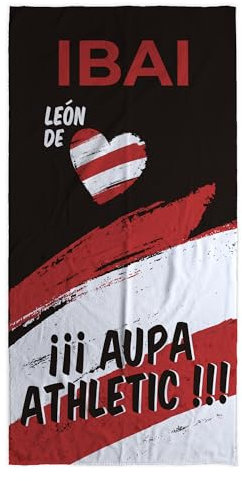 LolaPix Toalla Athletic. Toallas Personalizadas. Toallas de Futbol con Nombre. Toalla Personalizada Playa. Regalos Personalizados con Nombre. Varios diseños y tamaños.