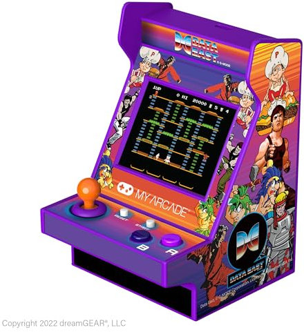 My Arcade Nano Jugador Data East Hits Mini Cabina Retro, 208 Juegos en 1