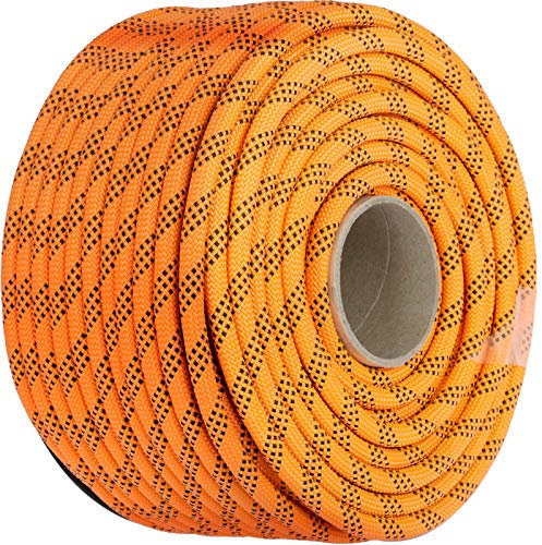 VEVOR Corde en Polyester Double Tresse 11,1 mm x 61 m, Corde de Charge Multi-Usage, Résistance à la Rupture 3810 kg, Force de Travail 762 kg, pour Séchage Vêtements, Attache Marchandises, Balançoire