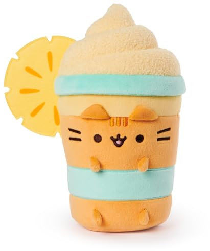 GUND Pusheen Ananas Float Plüsch, Katze Stofftier ab 8 Jahren, Orange, 24,1 cm