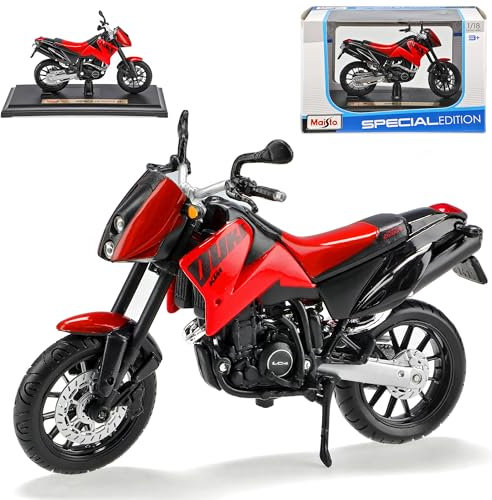 Generisch K-T-M 640 Duke 2 ii Rot Mit Sockel 1/18 Modellmotorrad Modell Motorrad