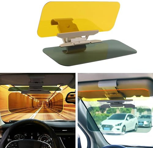 Taicols 2-in-1 Auto Blendschutz Sonnenblende, Verstellbarer Sonnenblenden Verlängerung für Auto, Sonnenschutz, UV Schutz, HD Auto Windschutzscheiben Sonnenblende, für Auto, SUVS, LKWs (1 Stück)