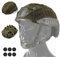 VOTAGOO GEAR Helmüberzug Combo, Taktischer Helmüberzug für schnellen Helm in Größe M/L oder XL, Militärausrüstung, Kampf, schnelle Helmabdeckung für Paintball, Jagd, Schießen (grün, groß)