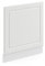 Vicco Frontblende R-Line, Geschirrspüler Fronttür, Weiß Landhaus/Weiß, 60 cm, AP Anthrazit
