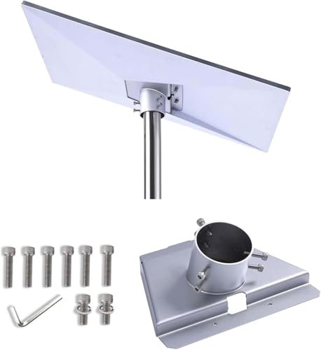 Nuo desire Kit di montaggio regolabile Starlink per Starlink Internet Kit satellitare, supporto per tetto Starlink, con adattatore Starlink compatibile con V3 Starlink