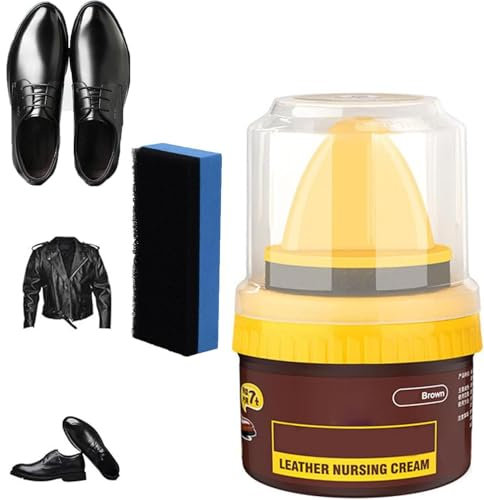 FLKWOP 1 x Leder-Reparaturcreme, flüssige Schuhcreme, Schuhpflege, Lederbalsam, flüssiger Schuhkratzer-Entferner, Kratzer für Zuhause, Politur, Leder