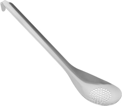 PRETYZOOM Cuillère À Fentes En Acier Inoxydable 7.80In Ustensile De Cuisine Réutilisable Pour Maison Restaurant Fête Banquet