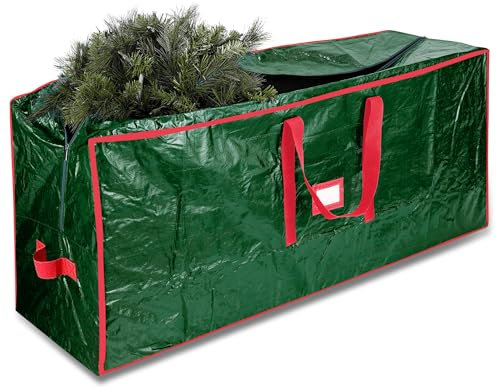 Neuradical Weihnachtsbaum-Aufbewahrungstasche, Ideal für Künstliche Weihnachtsbäume, doppelte Reißverschlusstasche mit strapazierfähigen Griffen, Wasserfest, schützt vor Staub und Feuchtigkeit