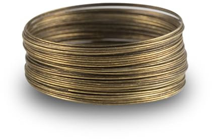 NIHENHAO 50 Memory Steel Wire for Beading Bracelets Earrings Jewelry Making Finding Accessories Bangles Necklace Supply-Ancient bronze