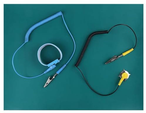 CYTGOUPER ESD Matte Set Mit Antistatik Armband, Elektronische Reparaturmatte für Handyreparaturen Inkl Erdungsdraht, Antistatische Matte Zum Schutz Vor Elektrostatischer,30x40 cm,106Ω-109Ω