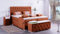 Boxspringbett Jana 240x220, VS-Terakotta, 7-Zohnen Taschenfederkernmatratze, Ergoflex - Inklusive Aufbau - Deutscher Hersteller
