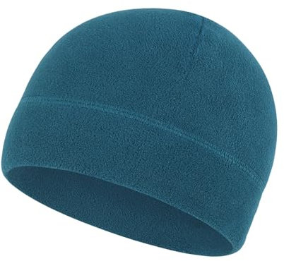 Winter Warme Kappe Weiche Polar Fleece Hut Dicke Winddicht Uhr Kappe Skifahren Für Männer Frauen Dkh229 (Blue, One Size)