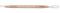 TWEEZERMAN Mitesserentferner (Porenreiniger mit zwei Schlaufen, für Hautunreinheiten, ergonomischer Griff, rostfreier Edelstahl), Rosé Gold