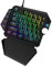 MOLUCKFU Mini Mechanical Keyboard One-hand Gaming Full- Rgb Backlight Programmable Macro Keys for/console
