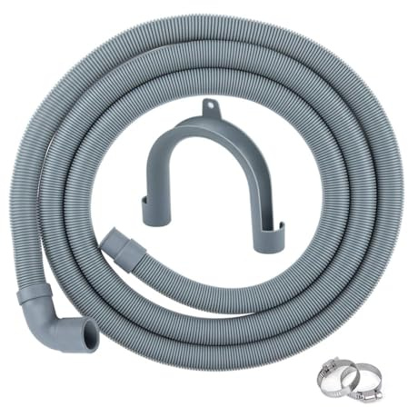 Sheporse 2.5m Universal Replacement Washing Machine Hose Dishwasher Drain Hose Extension