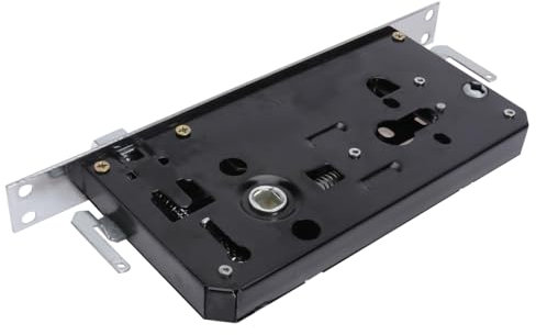 LIFKOME Serrure De Porte Entrée Fer Avec Crochet Anti-effraction Corps De Serrure Et Sécurité Renforcée Pour Maison