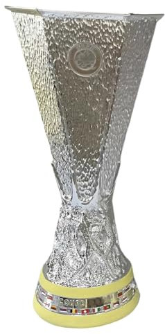YYDSTES Réplique du Trophée De La Ligue Europa De Football,Trophées des Champions des Clubs De Football Européens,Décoration De Bureau D'Intérieur Ornements,Cadeaux Souvenirs pour Les Fans,44cm