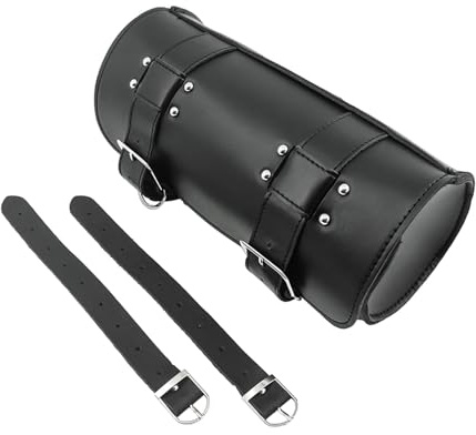 Sac De Moto Avant Arrière Fourche Outil Sacoche pour Harley pour Davidson Sportster Dyna Softail Chopper Bobber Cruiser PU Sacs À Bagages