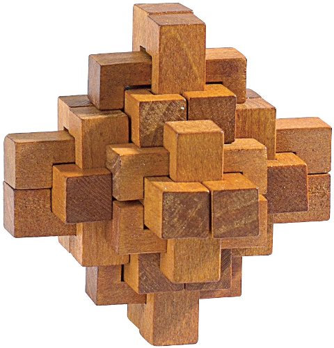 Playtastic Geduldspiel Holz Lösung: Geduldspiel Der verhexte Knoten (der Verhexte Knoten Lösung, Knobelspiel Holz, Zauberwürfel)