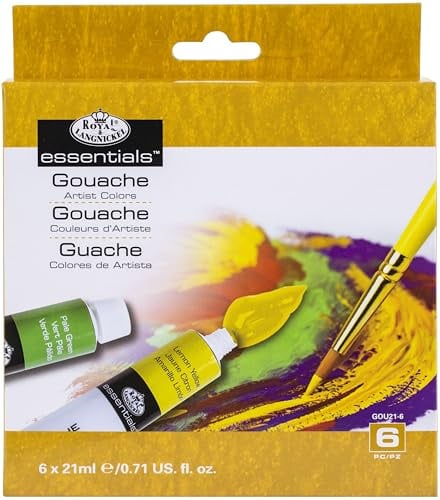 Royal & Langnickel 21ml Gouache Painting Colour (Pack of 6)