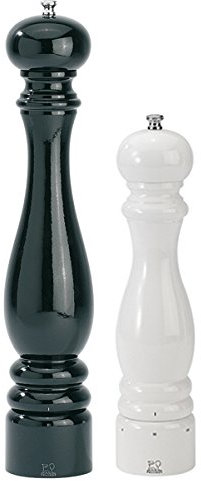 Set Peugeot Paris Pfeffermühle und Salzmühle u-select schwarz 40 cm / weiß 30 cm
