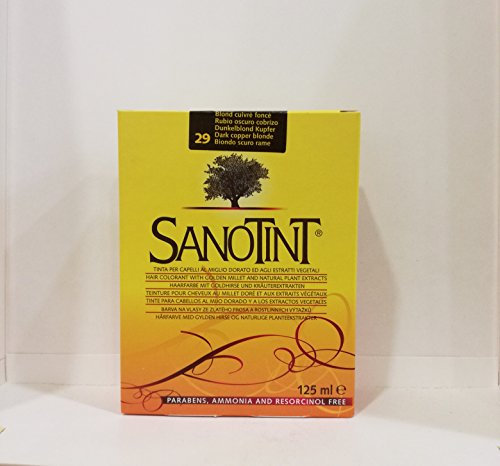 SANOTINT Classic 29 Rubio Oscuro Cobrizo, 200 g, 125 mililitro, 1