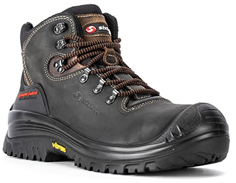 SIXTON Sicherheits Stiefel Stelvio S3 HRO WRU SRC nach EN ISO 20345:2011 Farbe: schwarz