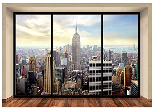 Nice walls Wall Mural NEW YORK CITY SKYLINE PENTHOUSE photo wallpaper 368x254cm wall art