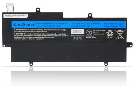 KingSener PA5013U-1BRS PA5013U Batterie pour Toshiba Portege Z830 Z835 Z930 Z935 Z830-10P Z835-P330 Z830-BT8300 Z935-P300 Z930-S9301 Z930-S9302 Ultrabook Notebook 14.8V 3060mAh
