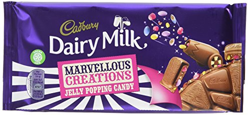 Cadbury Marvellous Collection Jelly Popping Sweet Bar, 180 g