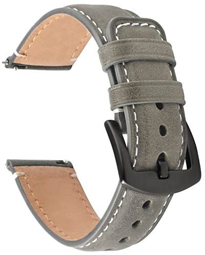 Fullmosa Leder Uhrenarmband Vintage-Ersatzarmband, Uhrenarmband 22mm 20mm 24mm 19mm 18mm Armband Uhr Zubehör für Herren Damen, Uhrband für Smartwatch und Universal-Uhren