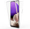NALIA 360 Grad Handyhülle kompatibel mit Samsung Galaxy A32 5G Hülle, Transparenter Komplettschutz Durchsichtiges Full-Cover Case, Displayschutz vorne Hardcase hinten & Silikon Bumper, Full-Body Klar
