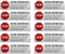 10 x Brandengel® Keine Werbung Aufkleber - Schild grau schattiert Folie (Stop Bitte Keine Kostenlose Zeitung, Flyer, Handzettel, Wurfsendungen, Wochenblätter, Werbung) für den Briefkasten - 10 Stück