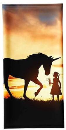 Stikkma Multifunktionstuch Face Pad+ Sonnenuntergang Einhorn Face Pad+