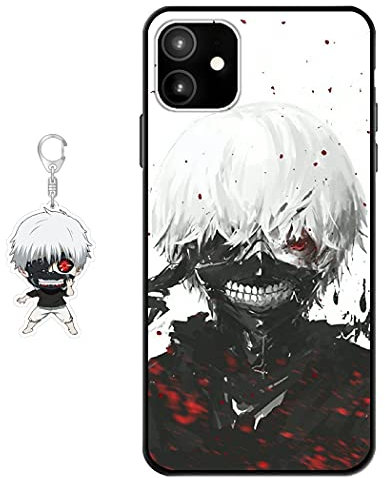 Staremeplz Compatible with iPhone 11 Case Anime Design [With Figure Keychain], Soft Silicone Flexible TPU Animation Phone Case for iPhone 11
