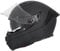Zorax Hunter Matt Black S (55-56cm) Double Visor Full Face Motorcycle Motorbike Helmet ECE2206