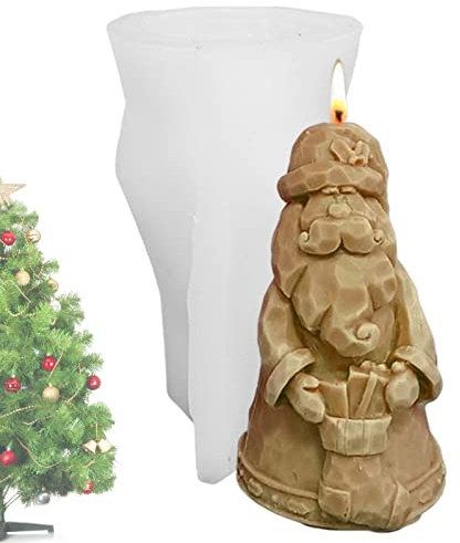 Formen für Weihnachtskerzen - Harzformen für Kerzen | Weihnachtskerzenform für -Aromatherapiekerzen, WAC, Bienenwachs, Seifen