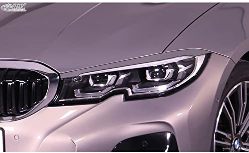 RDX Racedesign Scheinwerferblenden kompatibel mit BMW 3er G20/G21 Limousine/Touring 2019- (ABS)