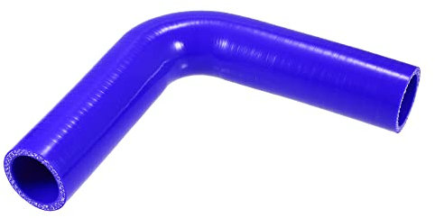 A ABSOPRO Universal 32mm 1,26 ID 90 Grados Manguera de Silicona Tubo Acoplador para Intercooler Turbo Coche Azul