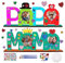 LOOPES Papa Mama Geburtstag Geschenk MAMA PAPA Holzbuchstaben Bastelset Holz Bilderrahmen Holznamen Bemalen Fotos Ankleben für Mutter Vater Geburtstag Muttertag Vatertag Geschenke