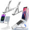 KLAQQED Soporte Portatil Mesa Laptop Stand Elevador Portatil Soporte para Macbook Portatil Soporte Ordenador pc Portátil Atril Base Portatil Soporte Ordenador Portatil Soporte para Teléfono Móvil