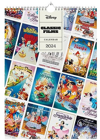 Grupo Erik Disney Kalender 2024 Wandkalender 2024 - A3 Kalender 2024 Familienplaner 29,7 x 42 cm 12 Monate - Disney Fanartikel Offizielle Lizenzprodukte