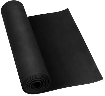 Do²ping Goma EVA Negra, 3mm de espesor de EVA Foam Cosplay, 35.5 x 150cm Alta Densidad 86kg/m3 Goma EVA Rollo para Costume Proyecto DIY (3mm Negro)