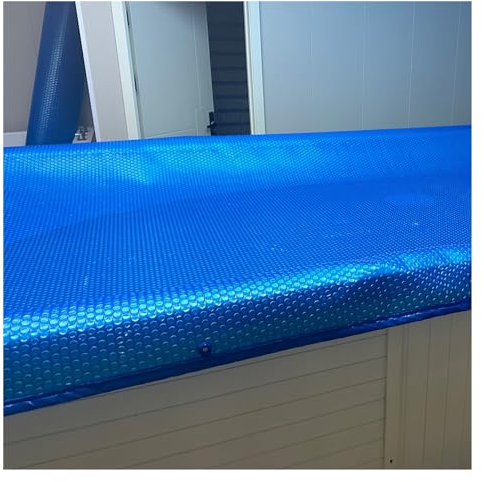 Solarplane Abdeckplane Pool 20 18 16 15 14 12 10 8 6ft Große Pool-Solardecke, Blasenabdeckung, 16 Mil Dickes, Rechteckiges, Wasserdichtes Tuch Pool-Schutzabdeckungen, Oberirdische/eingebaute Pools ( S