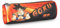 Dragon Ball Official Dragon Ball School Pencil Case, Lightweight and Compact, Easy to Carry and Store in Backpack, with Practical Zip Closure, 8 x 22 x 8 cm, Black/neon Orange, Tombola Pencil case