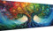 5D Baum Diamond Painting XXL 60x120cm, Diamant Painting Bilder Abstrakt Diamond Painting Erwachsene Mosaikherstellung, Full Eckige Steine Crystal Strass Stickerei Diamant kunst,Deko wohnzimmer WE-3565