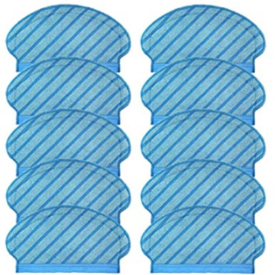 Sefdrert Wischtuch-Reinigungspads für Ozmo 920 950 N8/T5/N5/N5S Serie Staubsauger, waschbar, 10 Stück