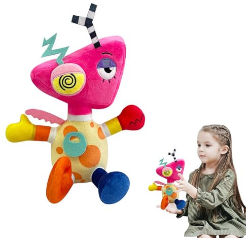POPOYU Digital Circus Plush,30cm Digital Circus Figuren Pomni Jax Plüsch,Zirkusclown Plüschtier The Amazing Digital Circus Plüschpuppe,Weihnachts-oder Geburtstagsgeschenke für Jungen Mädchen