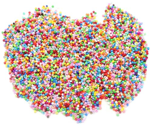 ANCLLO 15000pcs 3mm Iron Beads Set, 30 Color DIY Art Craft Kit